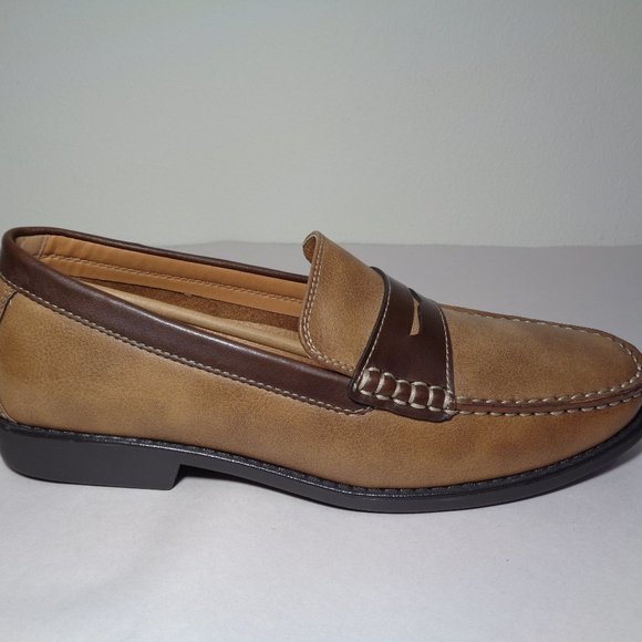 IZOD Size 7.5 M EDMUND 2 Tan Brown New Loafers main image 8